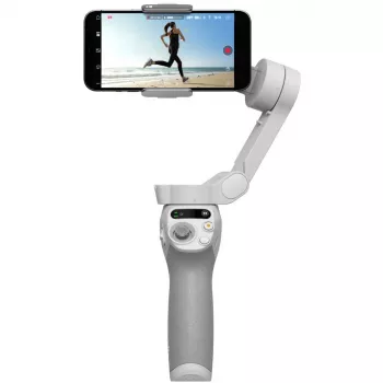 DJI OM SE gimbal pilkas Bluetooth su laikikliu telefonui ir krepšiu, maks. apkrova 290 g