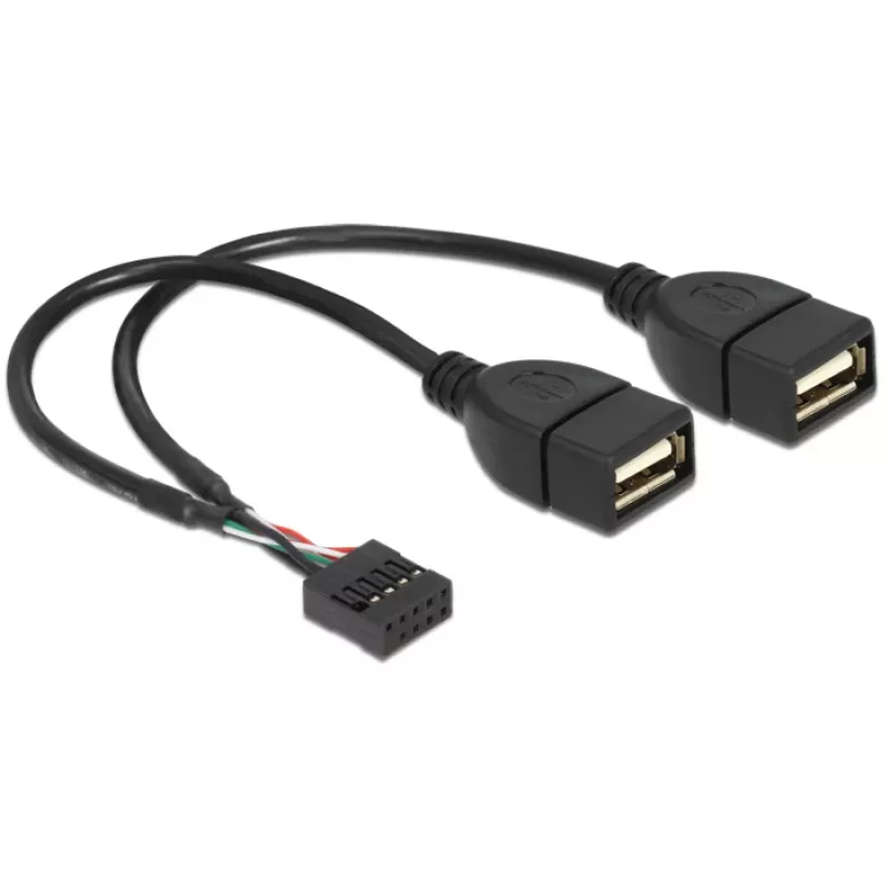 Vidinis USB laidas DeLOCK 83292 0,2 m Moteriškas į Moterišką