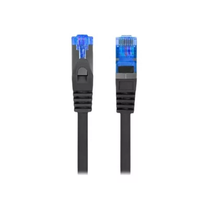LANBERG PATCHCORD S/FTP CAT.6A 2M JUODAS LSZH