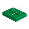 Breadboard DELOCK 18321 – litavimui nereikalinga prototipų plokštė, plastikinė, 36×46×10 mm, žalia