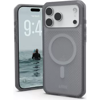 UAG Urban Armor Gear Dot MagSafe Dėklas | Apple iPhone 17 Pro Max | pelenų pilka (permatoma) | 114537113131