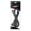 CableMod laidų ilginimo rinkinys C-Series Pro ModMesh 16 kontaktų į 4×8 kontaktų Corsair Type 4/3 maitinimo šaltiniams, anglies spalvos, 60 cm