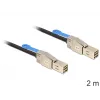 DeLOCK 83395 SAS kabelis 2 m Juodas
