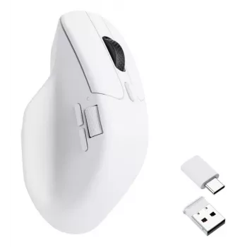 KEYCHRON M6 (1000Hz) balta belaidė pelė