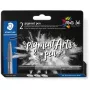 Feltinis rašiklis Staedtler Pigment Arts Intensiv Pen juodas 2 vnt