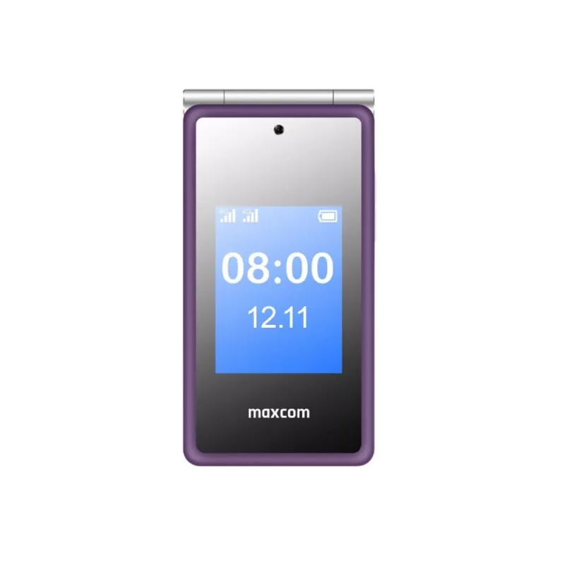 MAXCOM MM835L sulankstomas telefonas 4G dviejų SIM violetinis