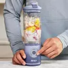 Nešiojamas blenderis Ninja BC251EULD – 0,57 L dubuo, baterija 11,1 V, nerūdijančio plieno peiliai, levandų/permatomas