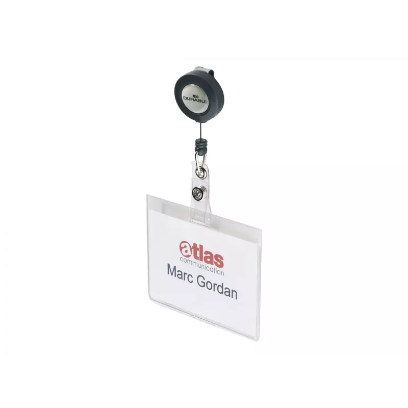 Durable 8138-19 PVC ženkliukų laikiklis kraštovaizdžio orientacijai (10 vnt.)