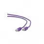 Gembird RJ-45 (M) - RJ-45 (M) 2 m UTP CAT 5e liepsnotas pataisos kabelis - alyvinė