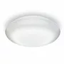 Lubinis šviestuvas Steinel DL Vario Quattro PRO S – apvalus LED 14 W, baltas, 310×69 mm, su judesio davikliu