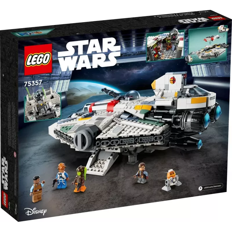 LEGO Star Wars žaidimų rinkinys 75357 — Dvasia ir Fantomas II, 1394 detalės, 4 minifigūrėlės, nuo 10 metų