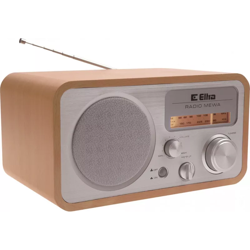 ELTRA Radio MEWA Clear Wood – medinis stalinis radijas