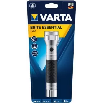 LED žibintuvėlis Varta Brite Essential F20 15618 101 401, 200 lm, kompaktiškas dizainas