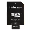 INTENSO atminties kortelė Micro SDHC 16GB Class 10 su adapteriu 3413470