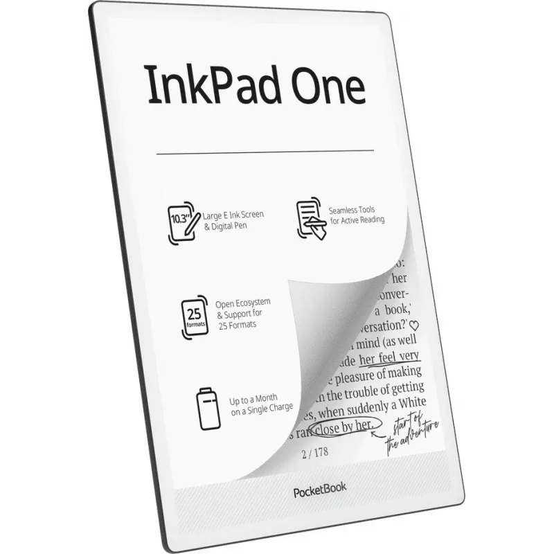 PocketBook InkPad One – matinė juoda