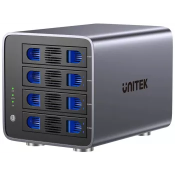 Unitek RAID korpusas S1301AGY01-EU USB-C SATA diskams, palaiko iki 80 TB