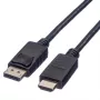 ROLINE DisplayPort kabelis DP - HDTV, ST/ST, juodas, 1,5 m (11.04.5779)