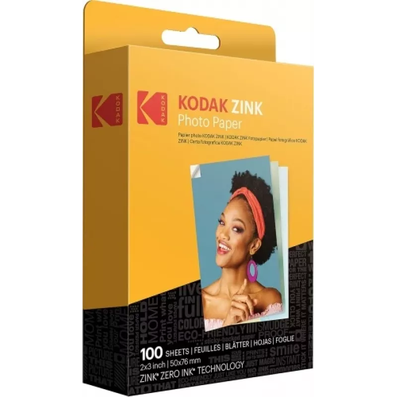 Kodak ZINK nuotraukų popierius 2x3'' 50x76 mm 100 lapų