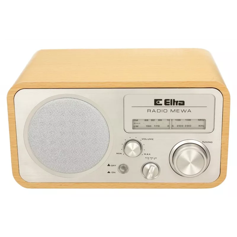 ELTRA Radio MEWA Clear Wood – medinis stalinis radijas