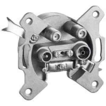 Wentronic Goobay 4 skylučių antenos lizdas, 2dB – praėjimo arba galinis lizdas, DC pralaidumas (67049)