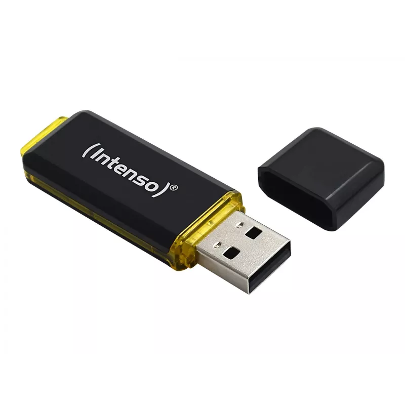 USB atmintukas Intenso 256 GB USB Type-A 3.2 Gen 1 Juodas Geltonas