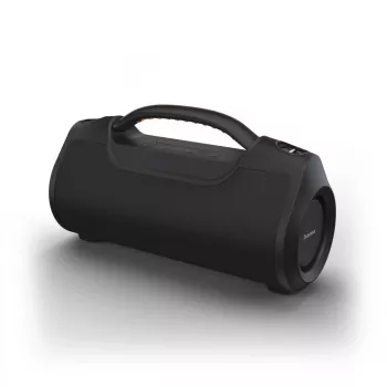 Nešiojamas garsiakalbis HAMA Soundbarrel 2.0 juodas Bluetooth belaidis – kompaktiškas 2.0 kanalų