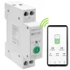 DIN-bėgio WiFi relė QOLTEC 50881 – 63A pagrindinė perjungimo relė elektros instaliacijai