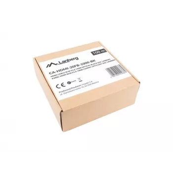 HDMI kabelis Lanberg CA-HDMI-20FB-1000-BK 100 m