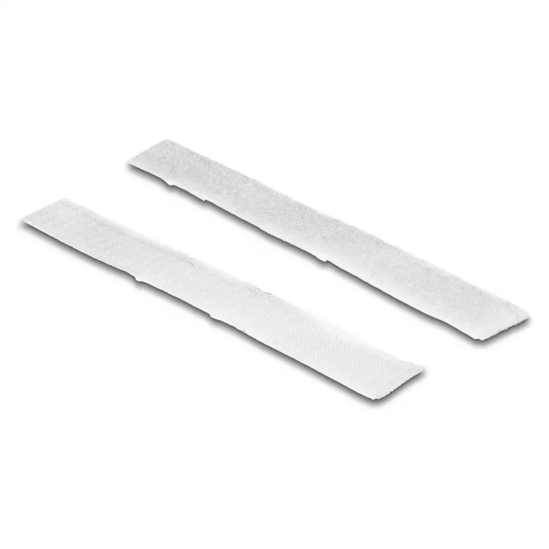 DeLOCK lipnus lipdukas su kabliukais ir kilpomis 1 m x 20 mm baltas