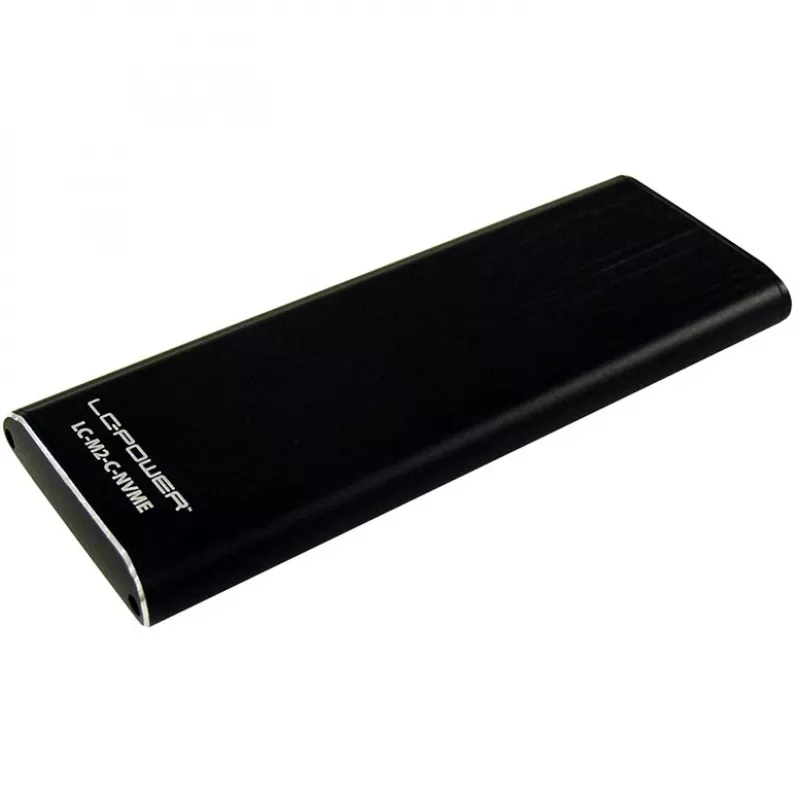 LC-Power LC-M2-C-NVME juodas M.2 SSD korpusas