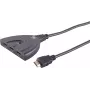 HDMI jungiklis ShiverPeaks 05-02007 3x1 4K60Hz – 3 įėjimai į 1 išėjimą