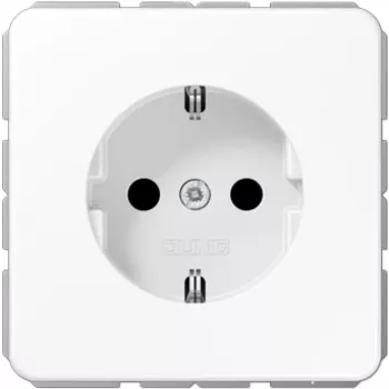 JUNG CD 1520 KI WW kištukinis lizdas Schuko F tipas baltas