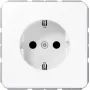 JUNG CD 1520 KI WW kištukinis lizdas Schuko F tipas baltas
