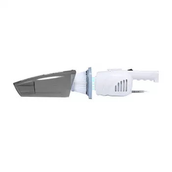 Stiklinis dulkių siurblys Deerma DX118C — 600 W, HEPA, cikloninis, be maišelio 1,2 L, AC, 5 m laidas, baltas