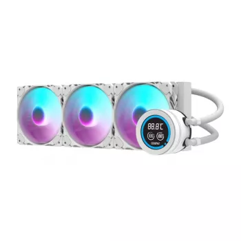 360 mm radiatoriaus komplektas Darkflash DN-D360 WHITE – skystas aušinimas procesoriui