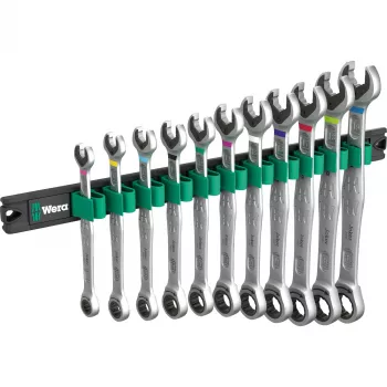 Wera 05020014001 9630 Magnetinis bėgelis 6000 Joker 1 reketinis kombinuotas veržliarakčių rinkinys, 11 vnt.