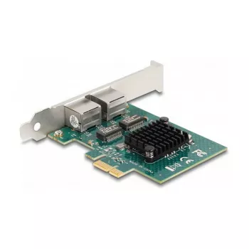 DeLOCK PCI Express x1 kortelė su 2 x RJ45 Gigabit LAN BCM pilka