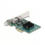DeLOCK PCI Express x1 kortelė su 2 x RJ45 Gigabit LAN BCM pilka