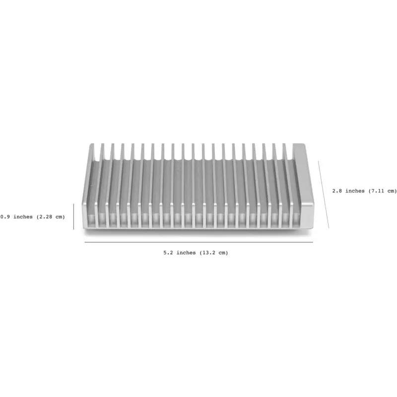 OWC Express 1M2 išorinis SSD 2TB USB4 sidabrinis (OWCUS4EXP1MT02)