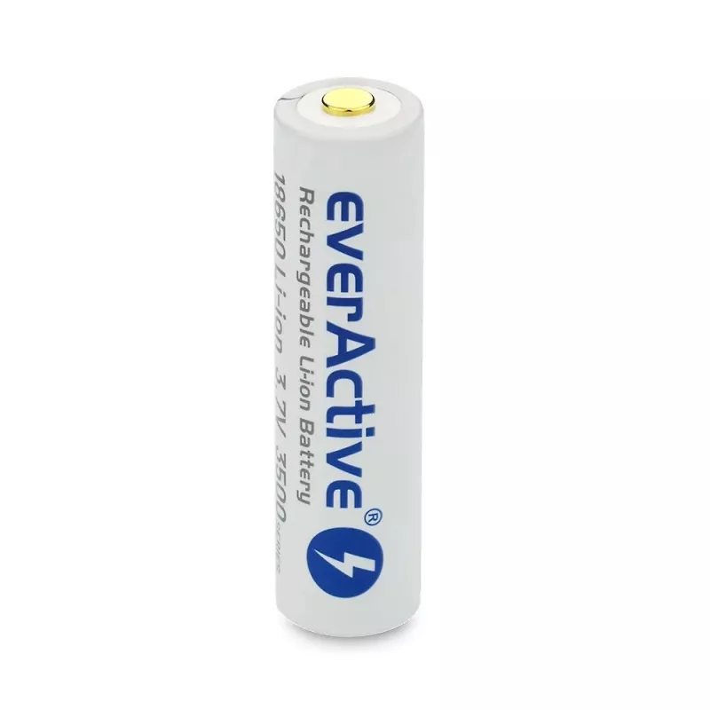 18650 Li-Ion 3.7V everActive 3500mAh baterija (1 vnt.) su micro-USB ir apsauga