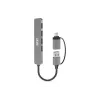 PORT CONNECT | USB-C/USB-A jungtis į 4 USB-A 3.0 prievadus, 5 Gbps