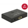 DeLOCK DisplayPort jungiklis, 4K, juodas
