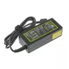 Maitinimo adapteris Green Cell AD38AP 65W, skirta Lenovo nešiojamiesiems kompiuteriams, 20V 3,25A, 1,2 m laidas, juodas