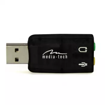 Media-Tech Virtu 5.1 Mt5101 garso plokštė – USB 2.0, virtualus 5.1 garsas