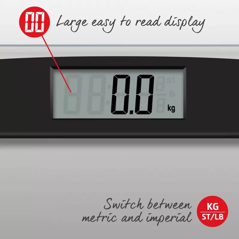 Svarstyklės Salter 9208 BK3R Compact Glass Electronic