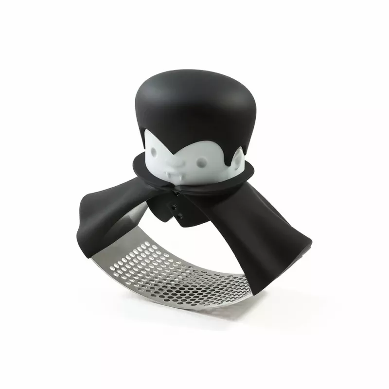 Stalinis česnakų spaudėjas Ototo Design Rockula plastikas nerūdijantis plienas juoda balta