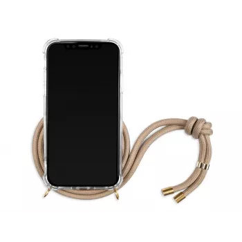 Pakabukas išmaniesiems telefonams Lookabe loo008 gold nude – nešiojamas telefono laikiklis