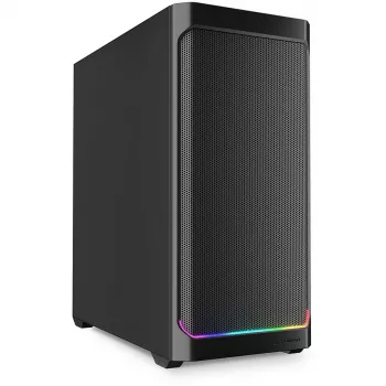 Sharkoon AK4 RGB STRIP Midi Tower Juodas