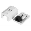 LANBERG OU6-0001-W – montažinė RJ-45 lizdo dėžutė, Cat6, balta