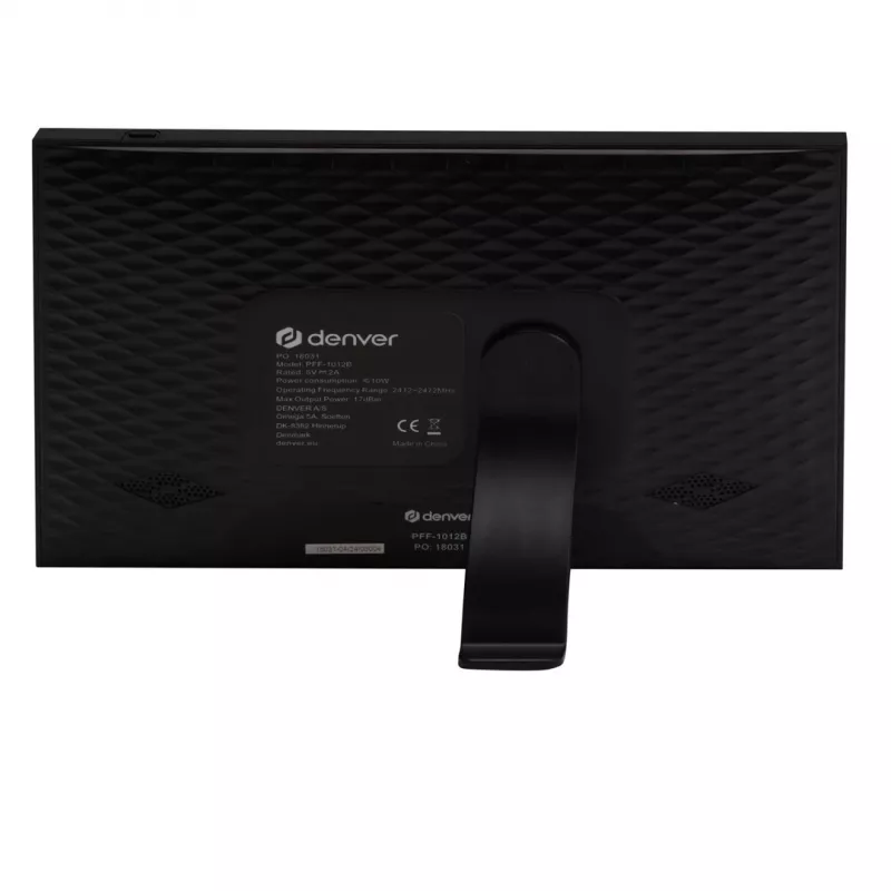 Denver PFF-1012 skaitmeninis nuotraukų rėmelis juodas 25,6 cm (10,1 inch) jutiklinis ekranas Wi-Fi